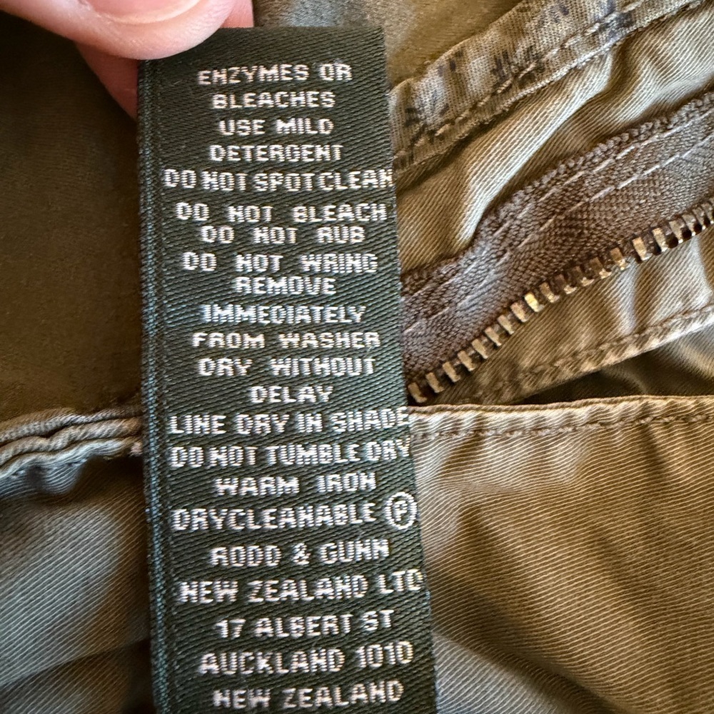 Rodd & Gunn Olive Green Chino Shorts Men’s 32 Stretch Cotton Casual Summer - Picture 5 of 8